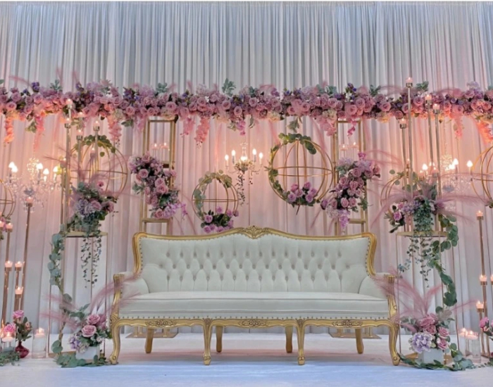 Wedding Entrance Decoration | Kerala wedding stage decoration | Wedding Image 2